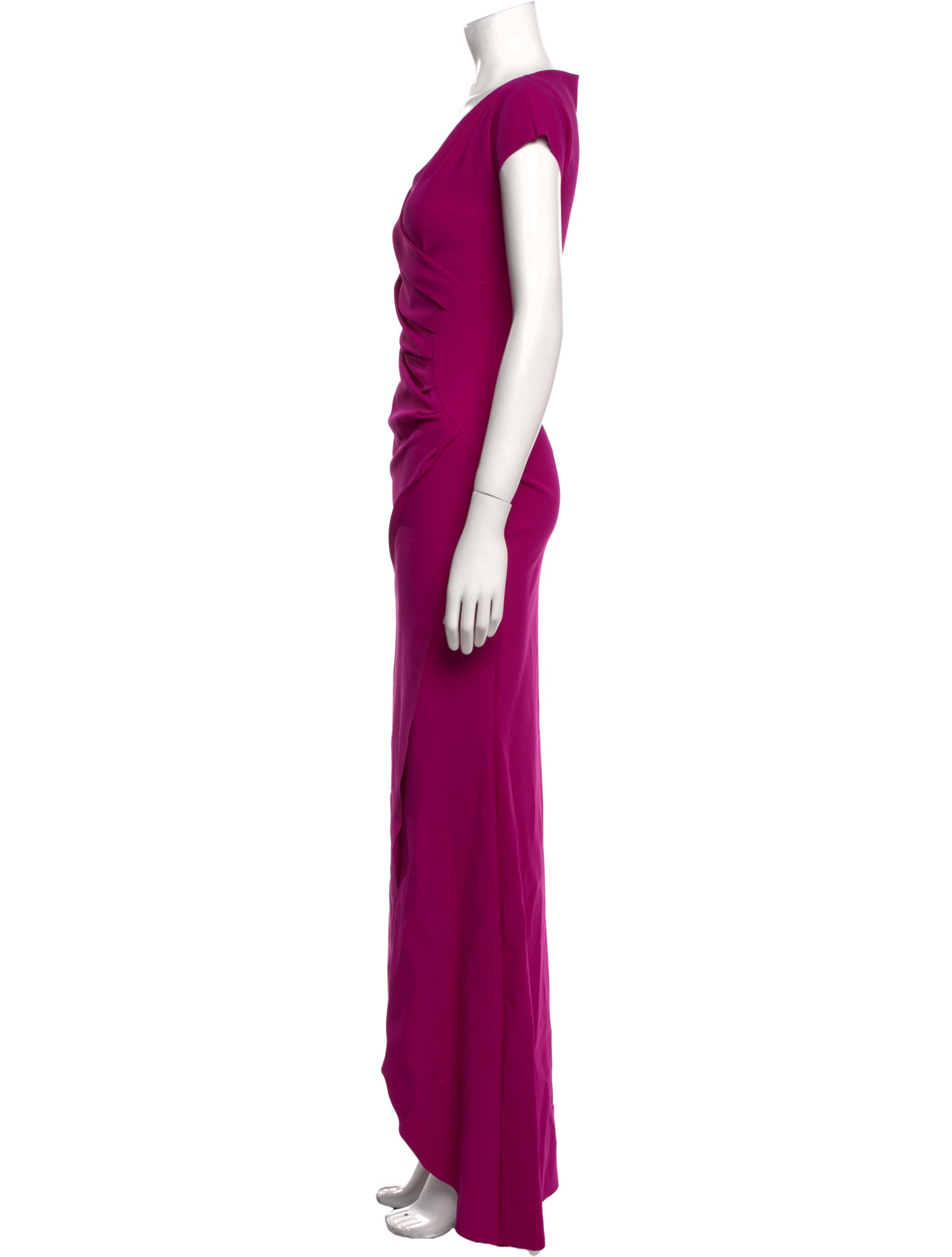 Chiara Boni V-Neck Long Dress